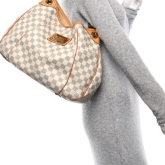 Stylish Damier Asur Checkered Shoulder Bag - Picture 12 of 16